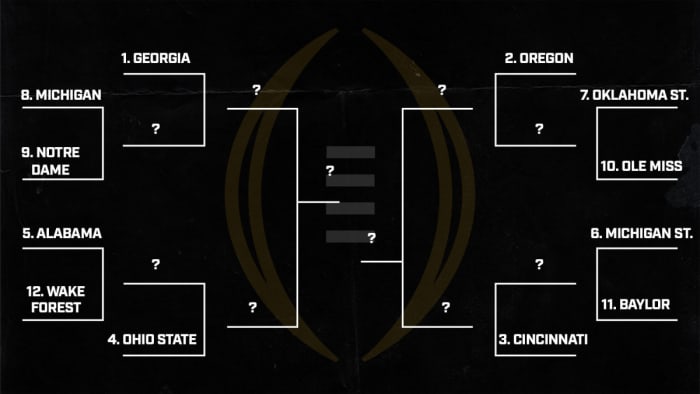 College Football hypothetical 12-team playoff after Week 11